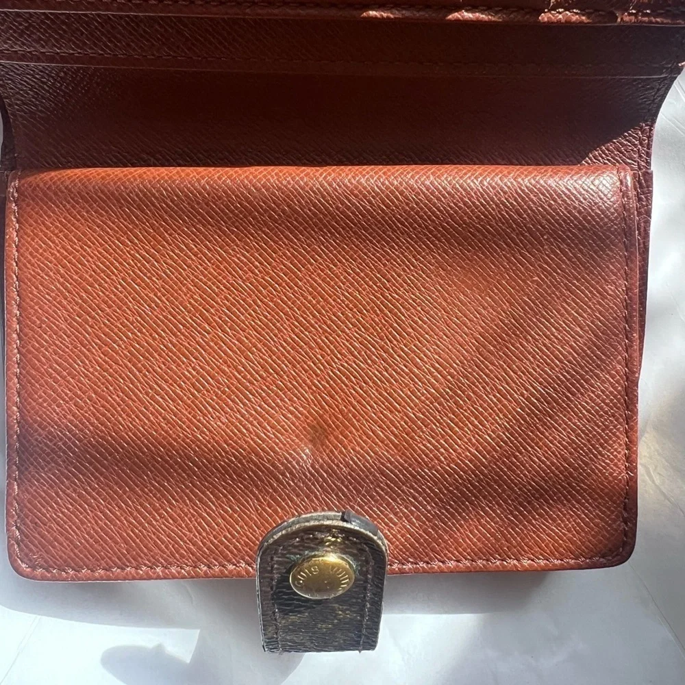 Louis Vuitton Monogram Porte Monnaie Billet Viennois Kisslock Wallet MI1001 - Picture 9 of 16